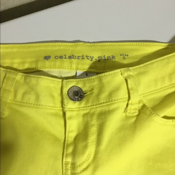 Celebrity Pink Lime Punch Skinny Jeans Size 1 - Picture 2 of 7